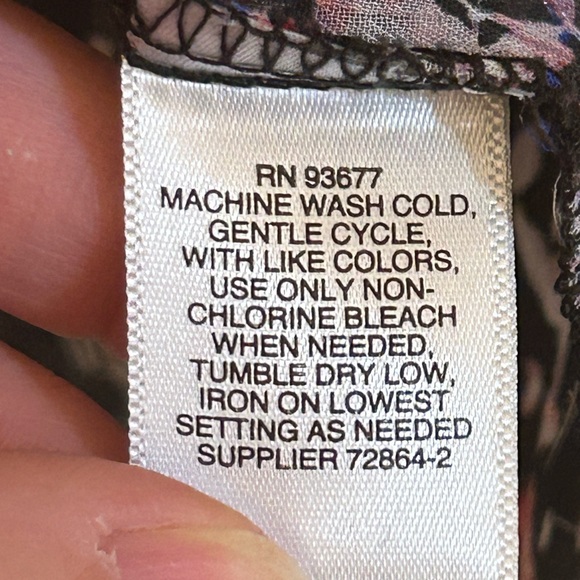 Liz Claiborne sheer blouse, size 2X - Picture 5 of 6